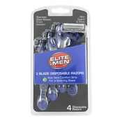 Wholesale - 4pk TRIPLE BLADE DISPOSABLE RAZORS C/P 72, UPC: 769898052408